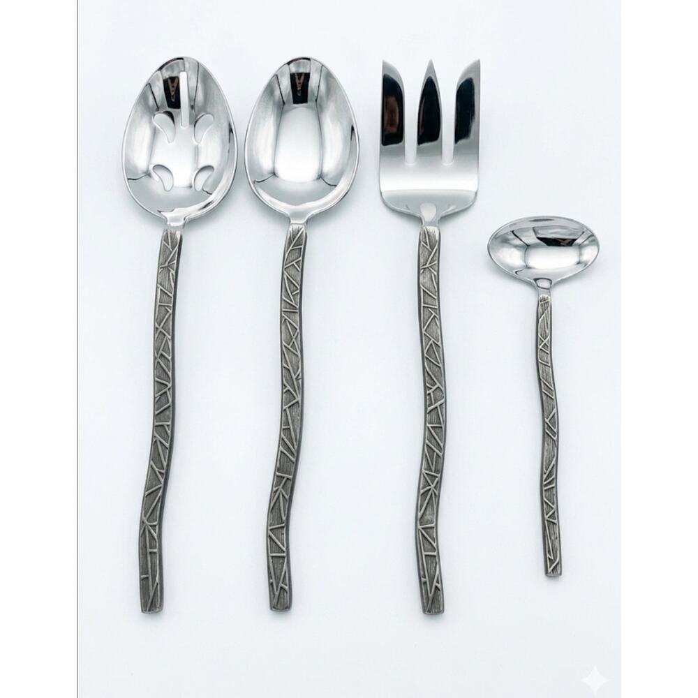 Gourmet Settings New Wave Stainless Steel Serving Pieces